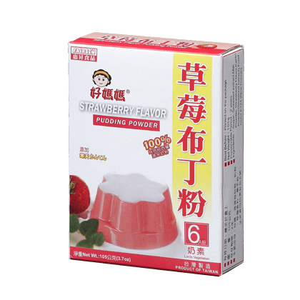 Strawberry Flavor Pudding Powder (105g)